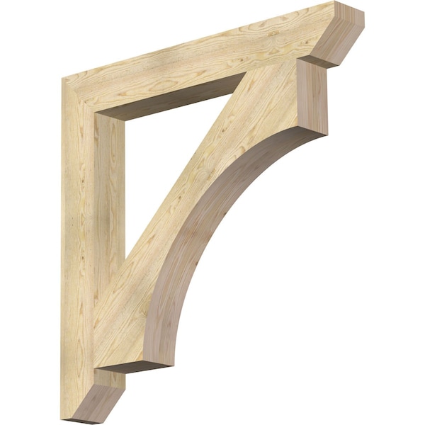 Ekena Millwork Westlake Slat Rough Sawn Bracket, Douglas Fir, 6"W x 46"D x 46"H BKT06X46X46WTL06RDF - main